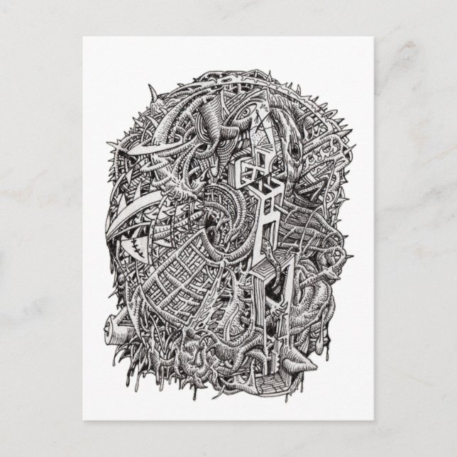 Weidhead von Brian Benson Postkarte (Vorderseite)