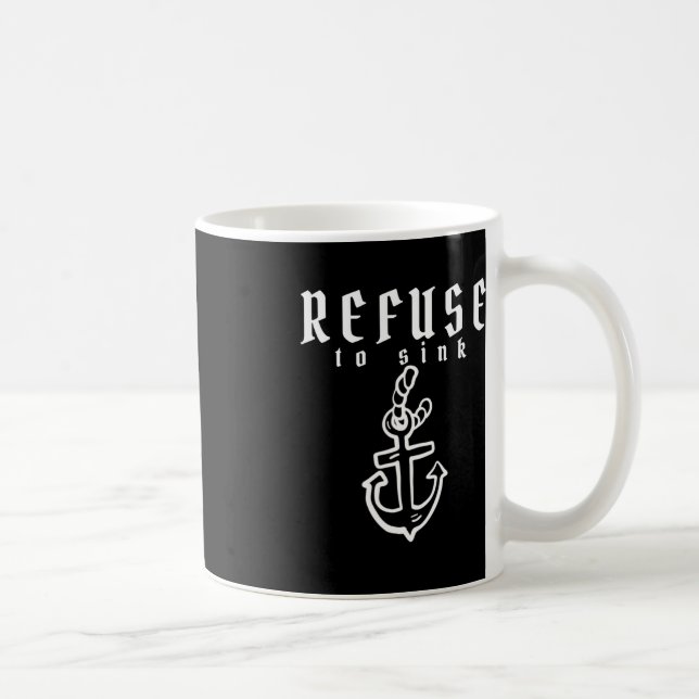 Weigerung, Depressionen zu unterdrücken, Bewusstse Kaffeetasse (Rechts)
