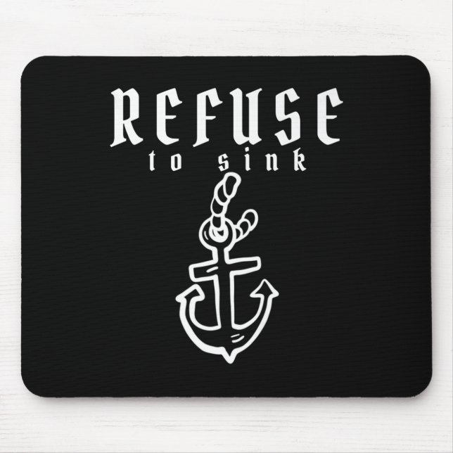 Weigerung, Depressionen zu unterdrücken, Bewusstse Mousepad (Vorne)