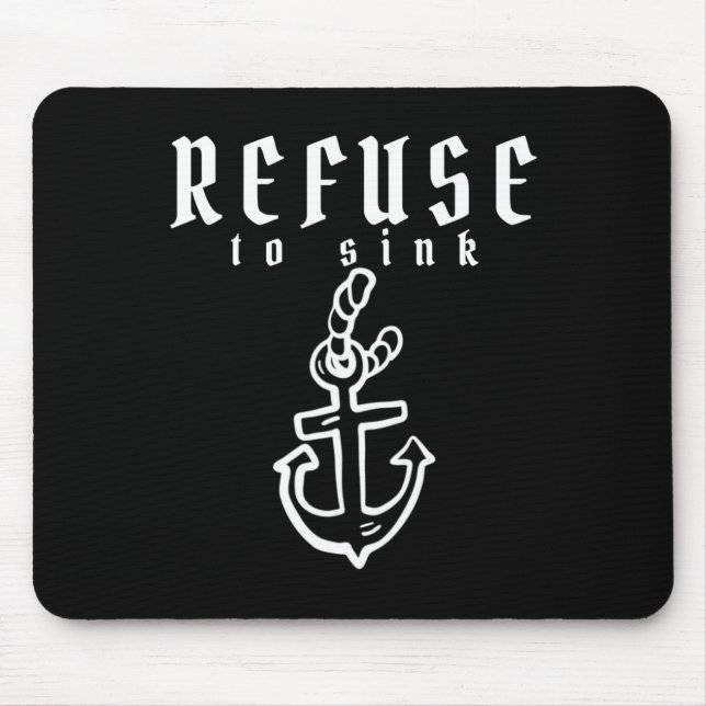 Weigerung, Depressionen zu unterdrücken, Bewusstse Mousepad (Vorne)