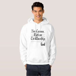 Weigerung, Herrenhoodie anzubeten Hoodie