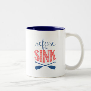Weigerung, mit den Ohren zu sinken Zweifarbige Tasse