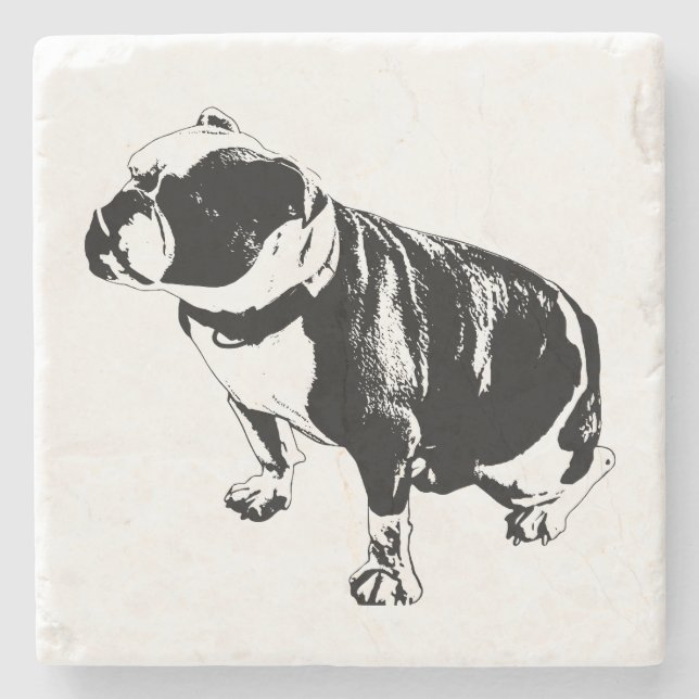 Weight Held in Place Steinuntersetzer (Vorderseite)