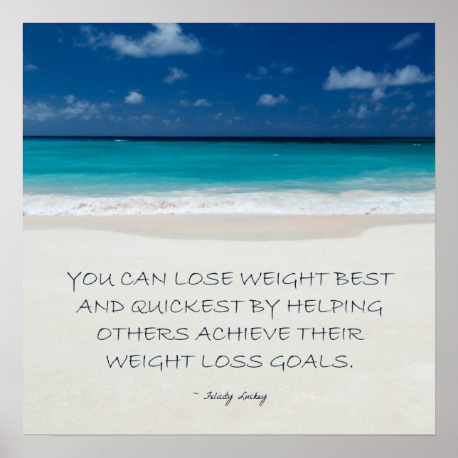 Weight Loss Motivation: Beach Ready 15 Poster (Vorne)