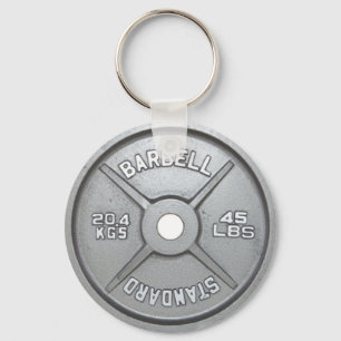 Weight Plate Keychain 20KG 45LB Schlüsselanhänger