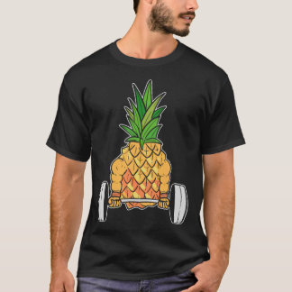 Weightheben der Gym-Fitness Workout Ananas T-Shirt