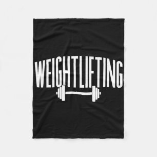 Weightheben von Gym Lift Workout Fleecedecke