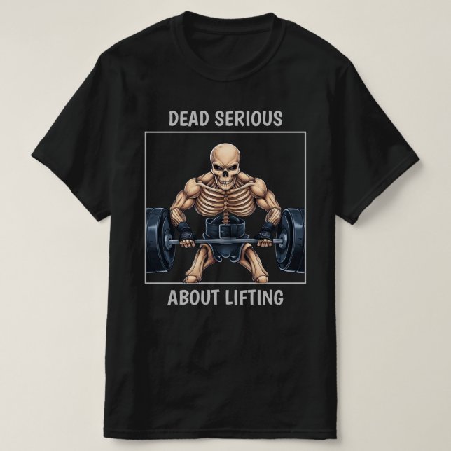 Weighthiebskelett Schwarz T-Shirt (Design vorne)
