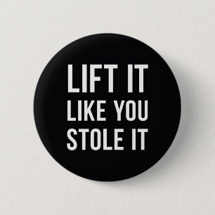 Weightlifting-Turnhallen-Zitat-Aufzug es Button