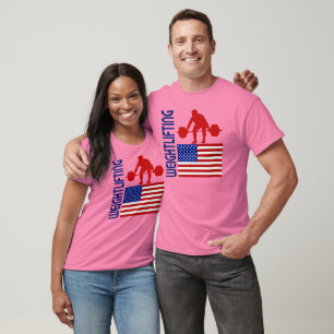 Weightlifting Vereinigte Staaten T-Shirt