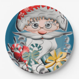 Weihnacht, Xmas Behälter Pappteller
