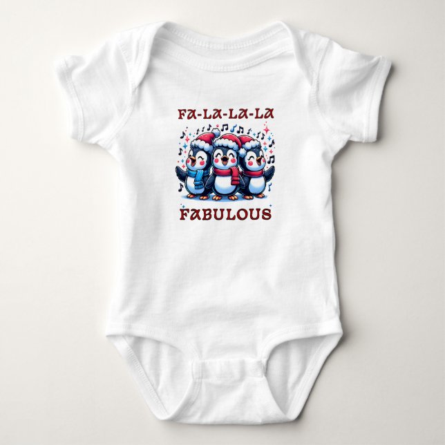 WeihnachtBaby Bodysuit Baby Strampler (Vorderseite)