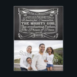 Weihnachten<br><div class="desc">Personalisieren Sie diesen Artikel der Weihnachtsbibel mit der Passage-Schrift von Isaiah 9:6... Für uns ist ein Sohn gegeben: und sein Name wird als wunderbar bezeichnet werden, Counselor, DER MIGHTY GOTT, Der immerwährende Vater, Der Fürst des Friedens. ~Isaiah 9:6 Dunkelgrau und schwarz Tafel mit weißer Textgrafik macht einen schönen lässigen Christlichen...</div>