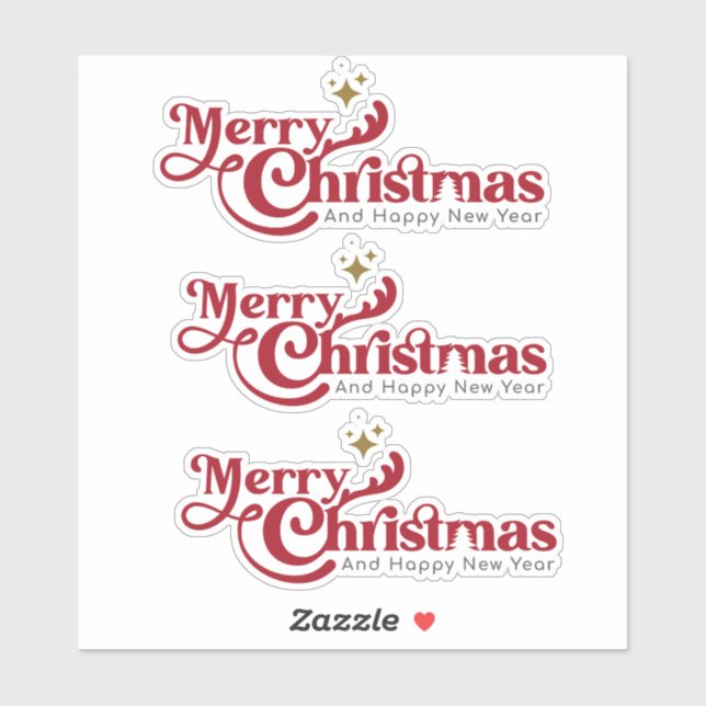 Weihnachten 11 aufkleber (Blatt)