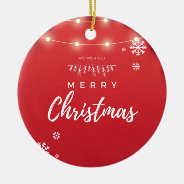 Weihnachten 12 keramik ornament (Vorne)