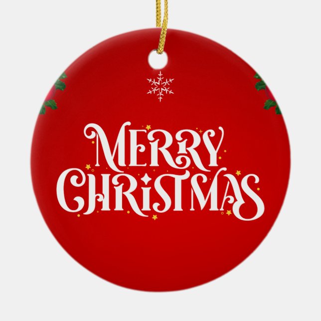 Weihnachten 13 keramik ornament (Vorne)