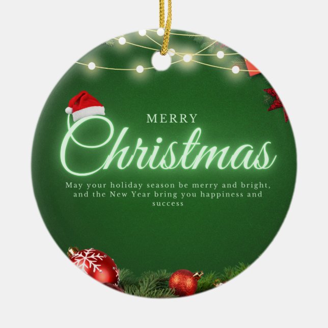 Weihnachten 14 keramik ornament (Vorne)