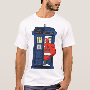 Weihnachten 1822 - Sankt-Besuchs-blauer T-Shirt