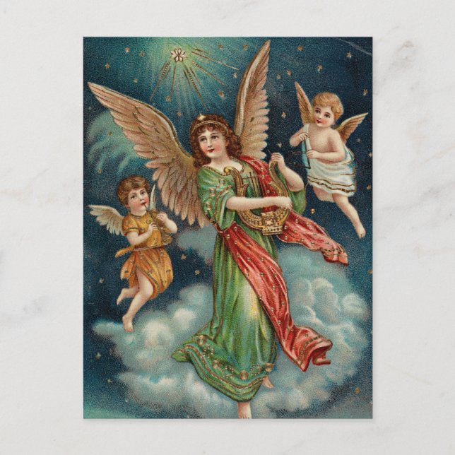 Weihnachten 1913 Norwegisch Postkarte (Vorderseite)