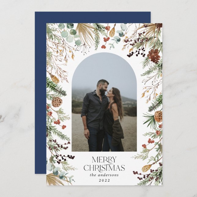 Weihnachten 1 Foto Botanischer Botanischer Blumeng (Vorne/Hinten)