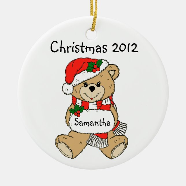 Weihnachten 2012 Ornament mit dem Namen Ihres Kind (Vorne)