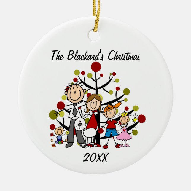 Weihnachten 2013 - Ornament des Schwarzen (Vorne)