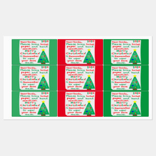 Weihnachten 2020 etiketten