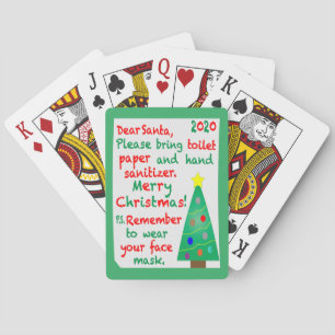 Weihnachten 2020 in Erinnerung Spielkarten
