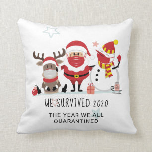 Weihnachten 2020 Jahr Wir isoliert Gedenkfeier Kissen