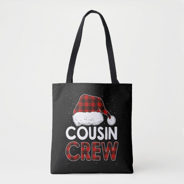 Weihnachten 2021 Cousin Crew Tasche (Vorderseite)