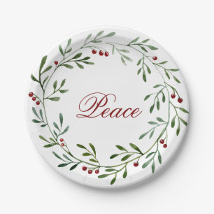 Weihnachten 2021 Druckplatte Pappteller