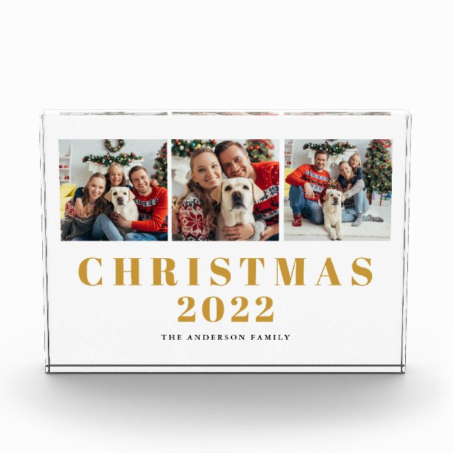 Weihnachten 2022 Collage Fotoblock (Vorderseite)