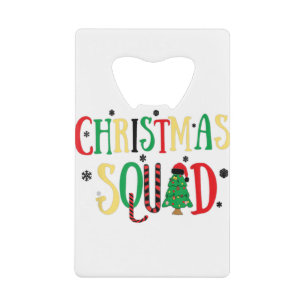 Weihnachten 2022 Matching Family Squad Santa E Geldbeutel Flaschenöffner