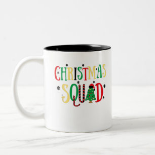 Weihnachten 2022 Matching Family Squad Santa E Zweifarbige Tasse