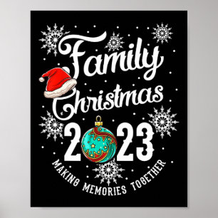 Weihnachten 2023 Erinnerungen zusammenbauen Poster