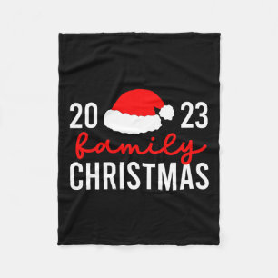 Weihnachten 2023 Familie Pajamas Pjs Fleecedecke