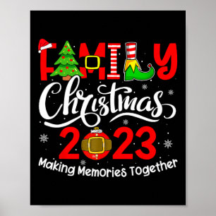 Weihnachten 2023 - Matching Outfits Team Santa Poster
