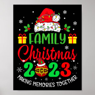 Weihnachten 2023 - Matching Squad Team Santa Xm Poster