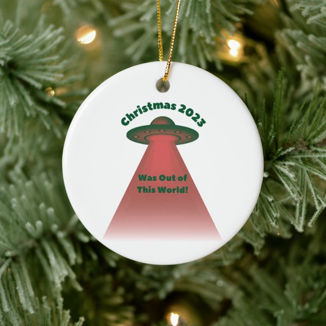 Weihnachten 2023 war aus dieser Welt Keramik Ornament (Baum)