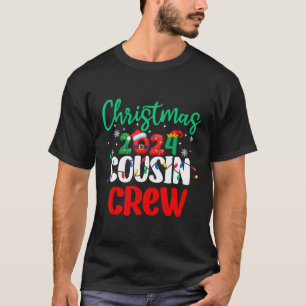 Weihnachten 2024 Cousin Crew Matching Squad S T-Shirt