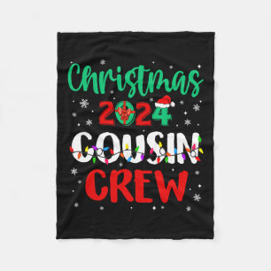Weihnachten 2024 Cousin Crew Weihnachten Sonnensch Fleecedecke