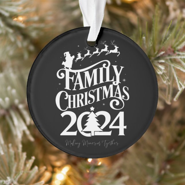 Weihnachten 2024 - Erinnerungen zusammenpassen Ornament (Baum)