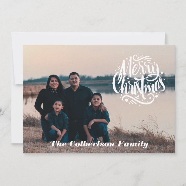 Weihnachten 2024 Foto Weihnachtskarte (Vorderseite)