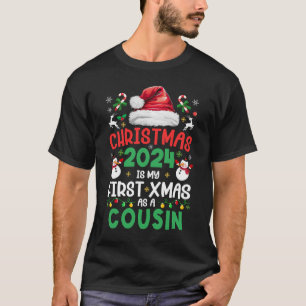 Weihnachten 2024 ist mein erstes Weihnachtsfest al T-Shirt