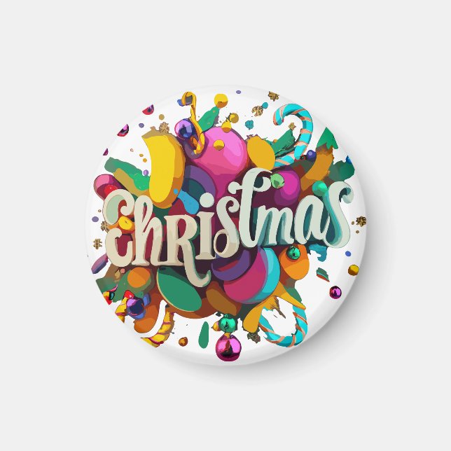 Weihnachten 2024 magnet (Vorne)