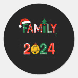 Weihnachten 2024 Matching Outfit Xmas Squad S Runder Aufkleber