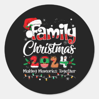 Weihnachten 2024 Matching Outfit Xmas Squad S Runder Aufkleber
