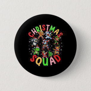 Weihnachten 2024 Team Santa Elf Squad Xmas Matchin Button