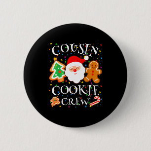 Weihnachten 2025 Cousin-Keks-Back-Crew-Squad-Fam Button