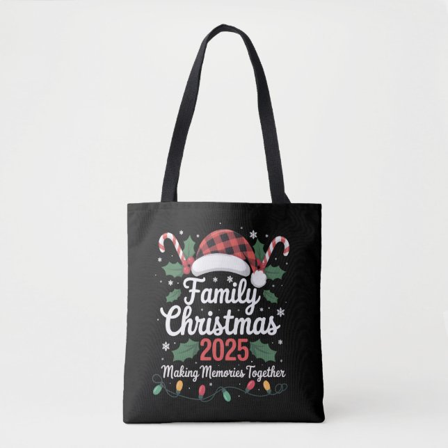 Weihnachten 2025 Crew Gruppe Matching Family Tasche (Vorderseite)